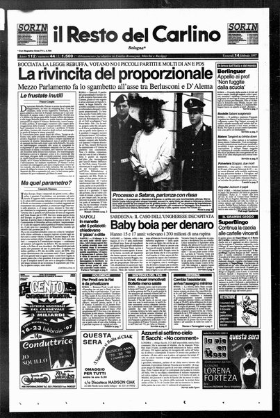 Il Resto del Carlino : giornale dell'Emilia